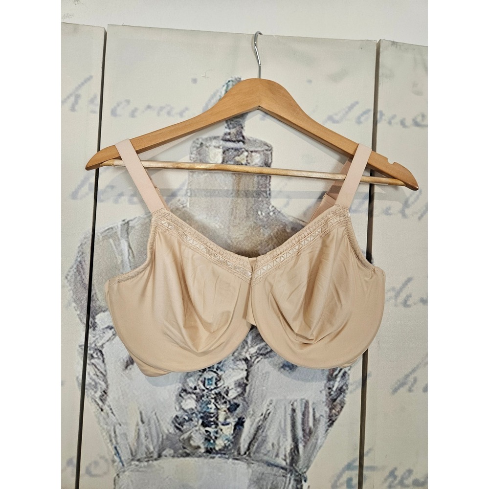 Wacoal Perfect Primer Bra 40DDD Nude Underwire Full Coverage Seamless 855213‎